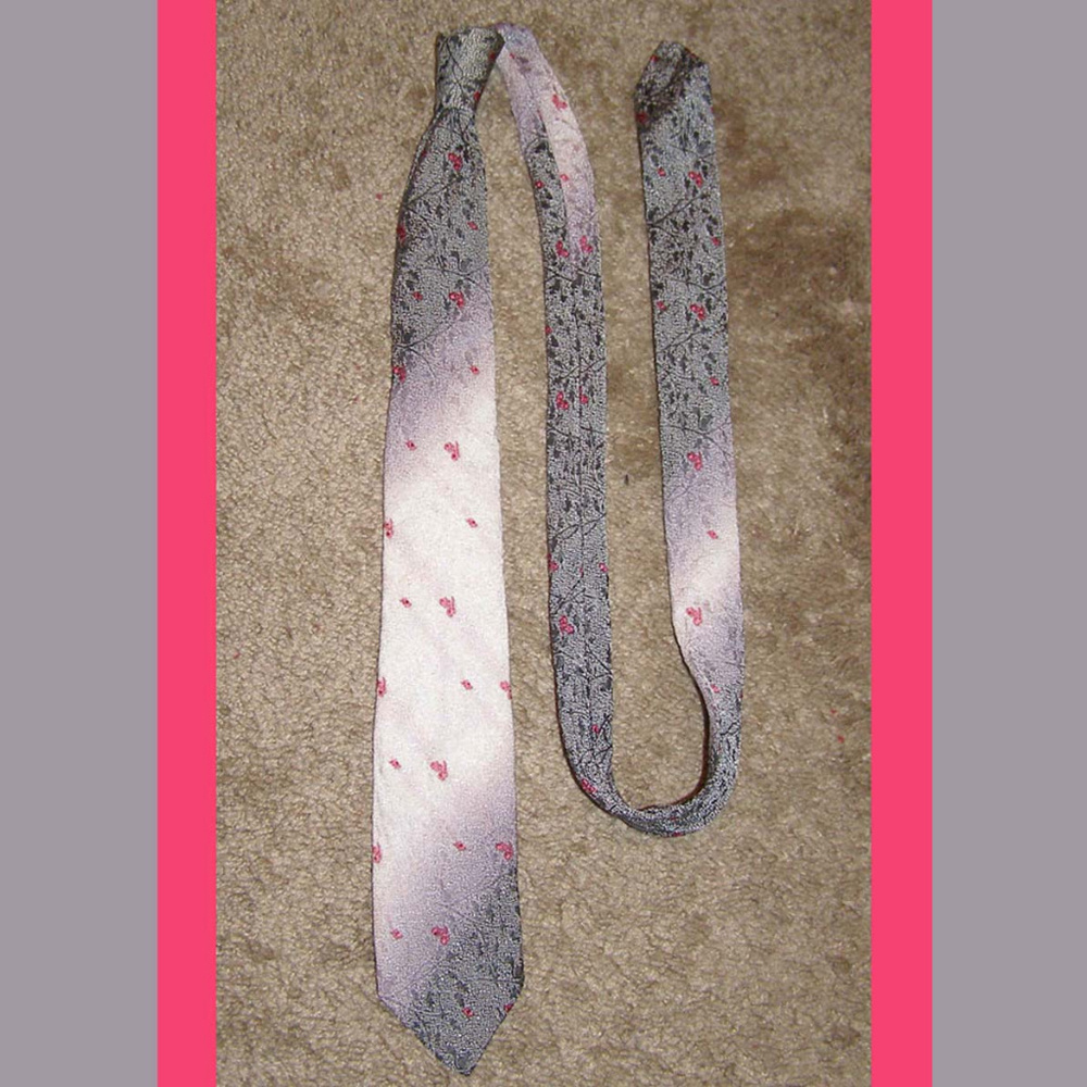 Vintage skinny tie The Coplan Tie floral print